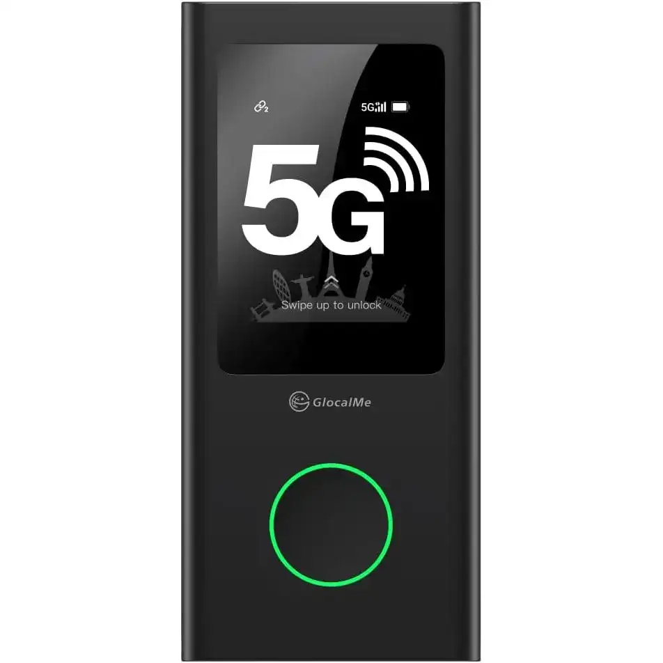 GlocalMe Numen Air 5G, No Contract or SIM Card Required, 16 Connected Devices, Global 1GB Data - 1